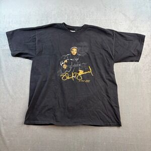 VTG Neil Diamond 2001 Tour Graphic T Shirt Black Gildan Men's XL